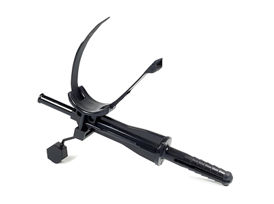 Thermoplastic supports for wall-mounted service lines